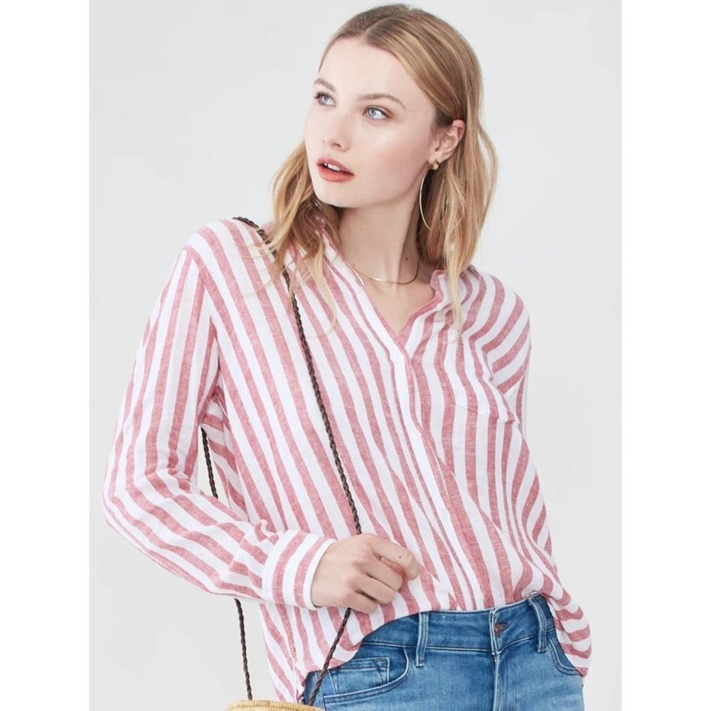 Rails Aly Striped Oxford Shirt